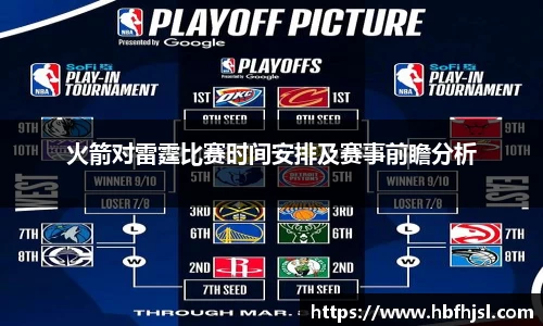 火箭对雷霆比赛时间安排及赛事前瞻分析